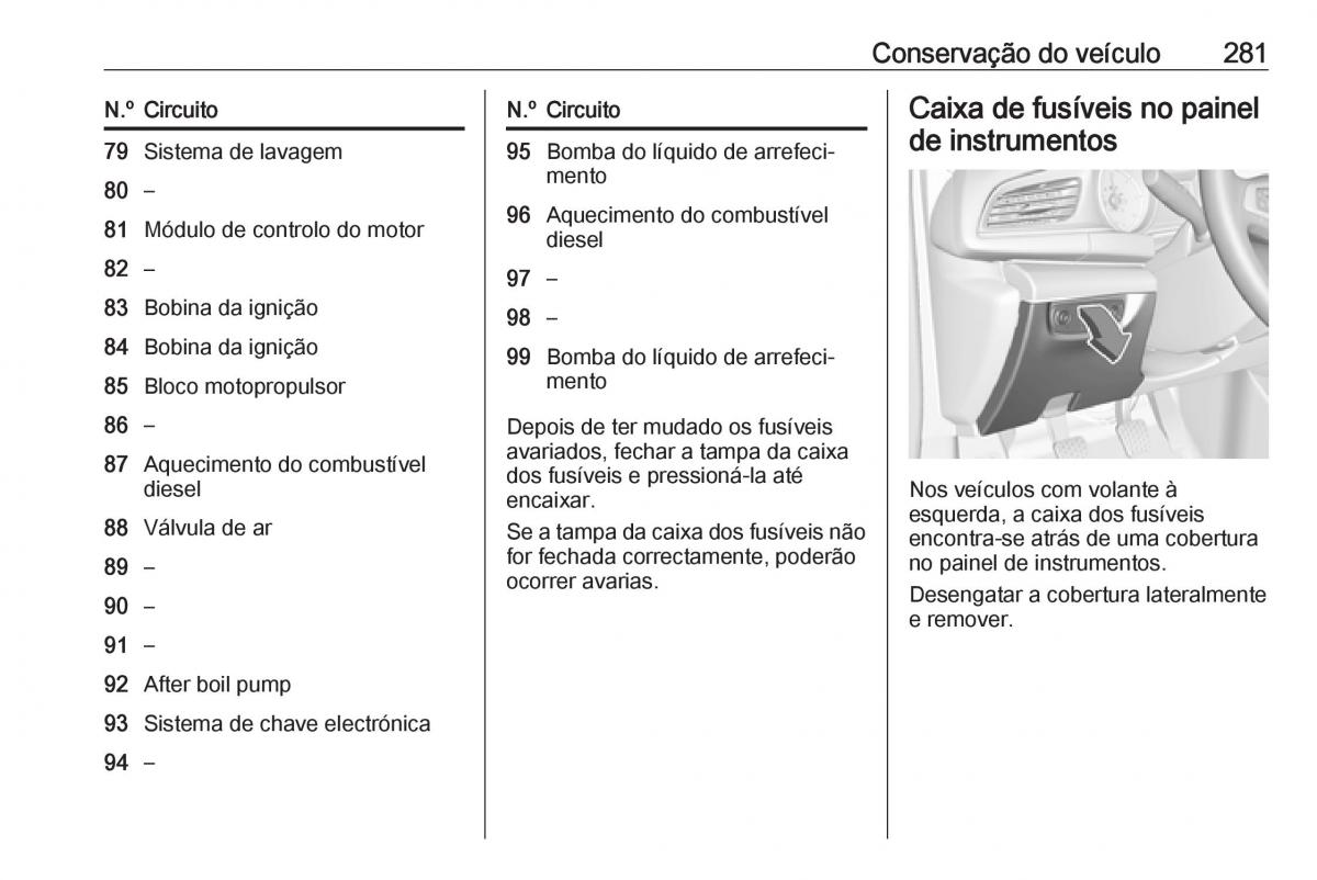 Opel Insignia B manual del propietario / page 283