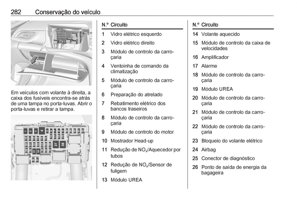 Opel Insignia B manual del propietario / page 284