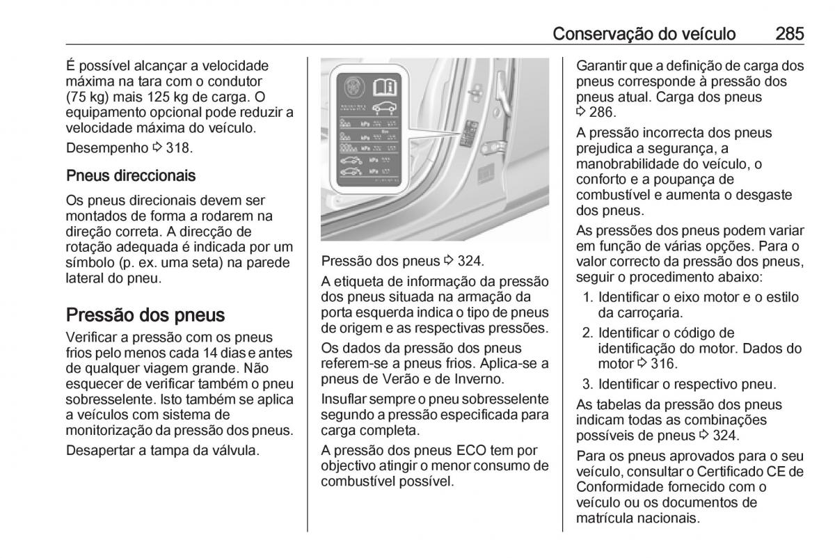 Opel Insignia B manual del propietario / page 287