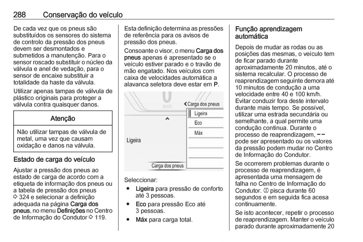 Opel Insignia B manual del propietario / page 290