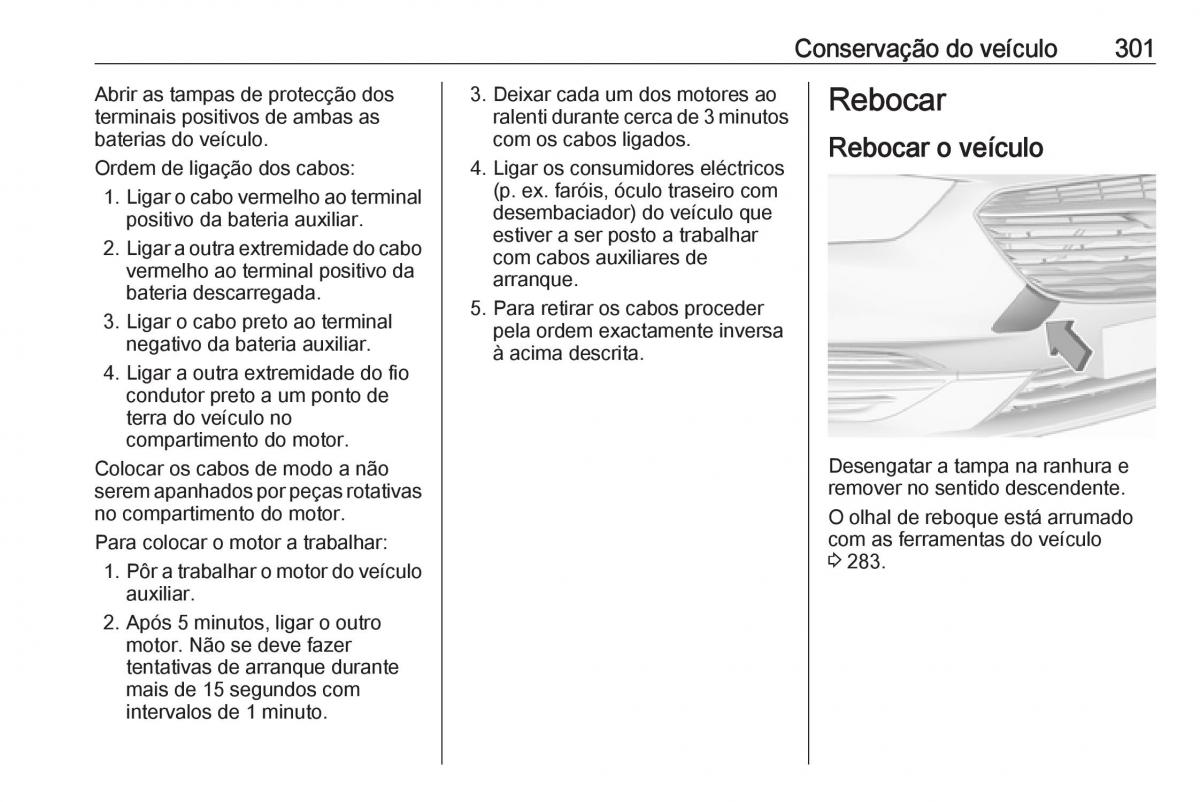 Opel Insignia B manual del propietario / page 303