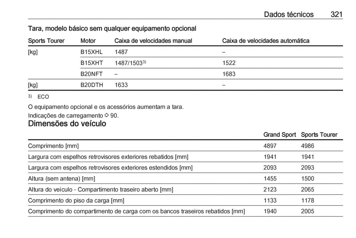 Opel Insignia B manual del propietario / page 323