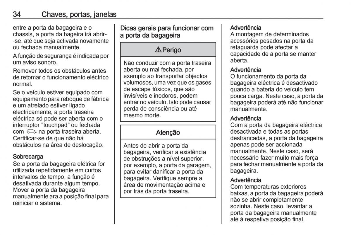 Opel Insignia B manual del propietario / page 36