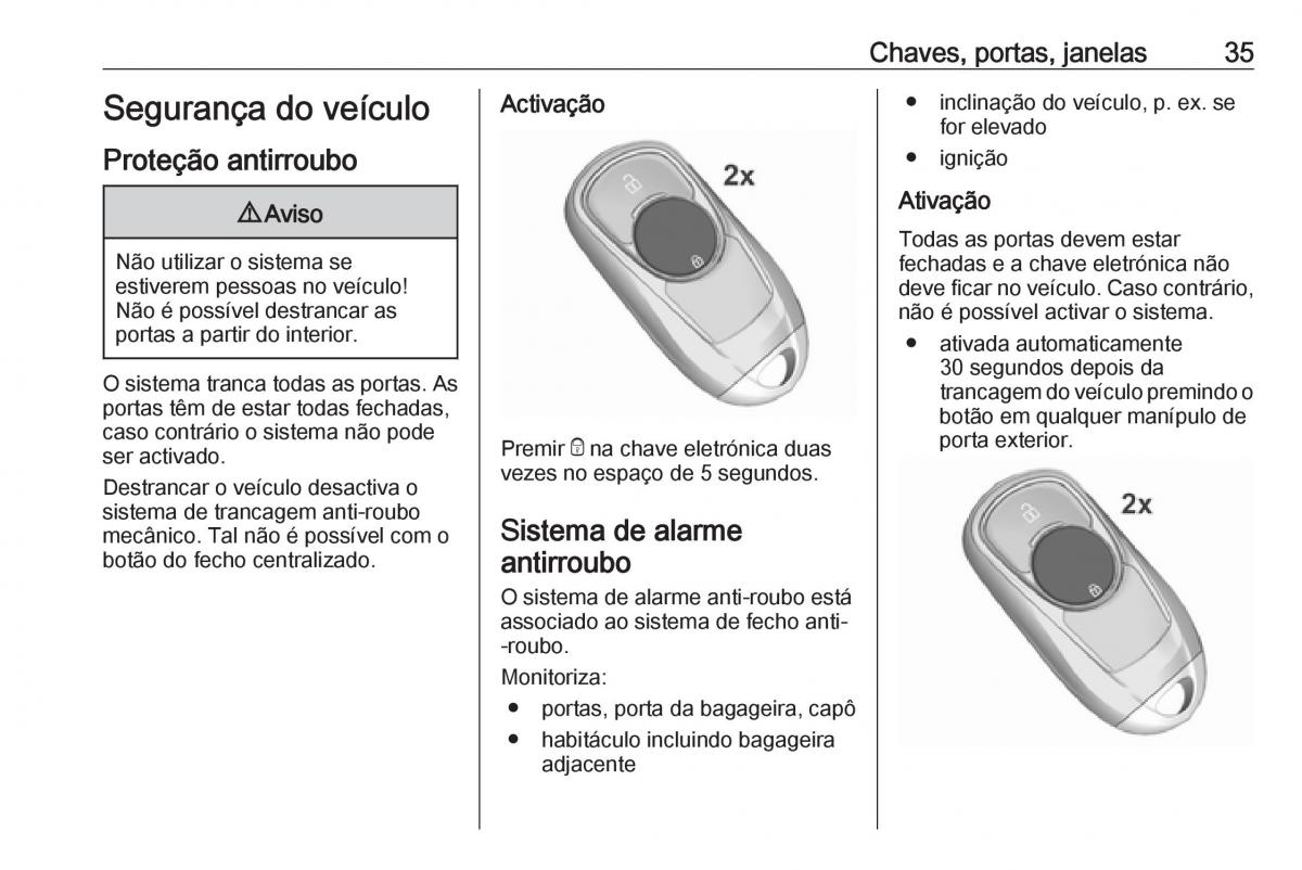 Opel Insignia B manual del propietario / page 37