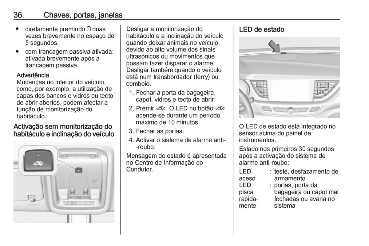 Opel Insignia B manual del propietario / page 38