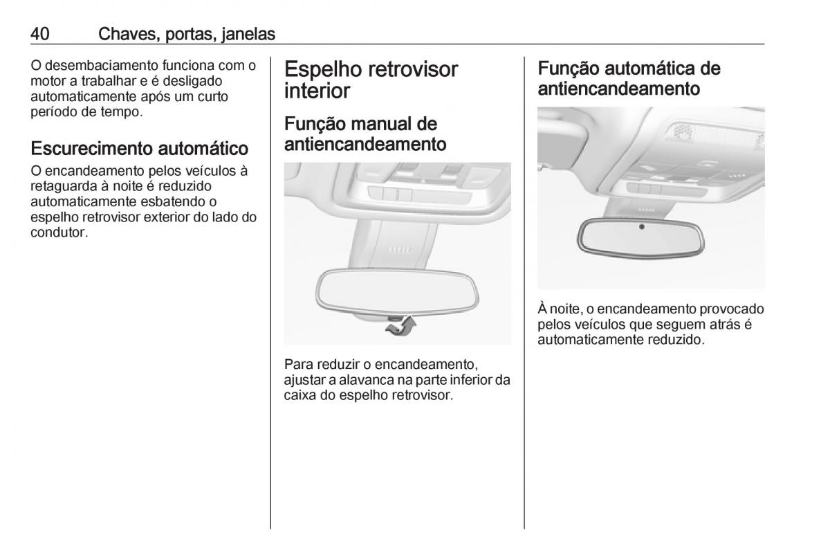 Opel Insignia B manual del propietario / page 42