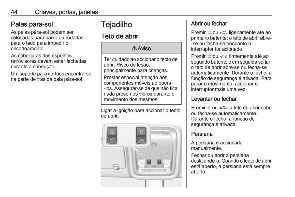 Opel Insignia B manual del propietario / page 46