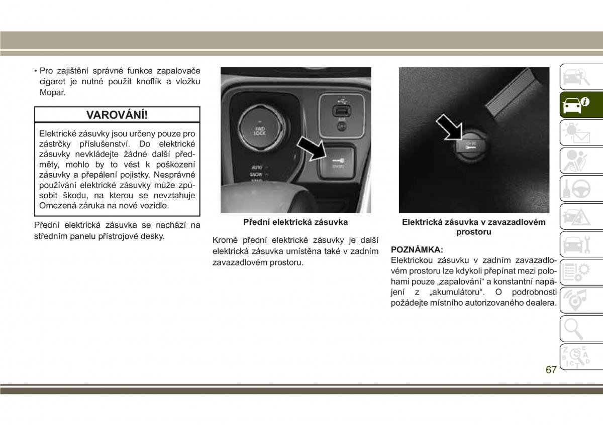 Jeep Compass II 2 navod k obsludze / page 69