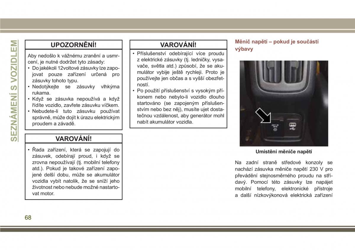 Jeep Compass II 2 navod k obsludze / page 70