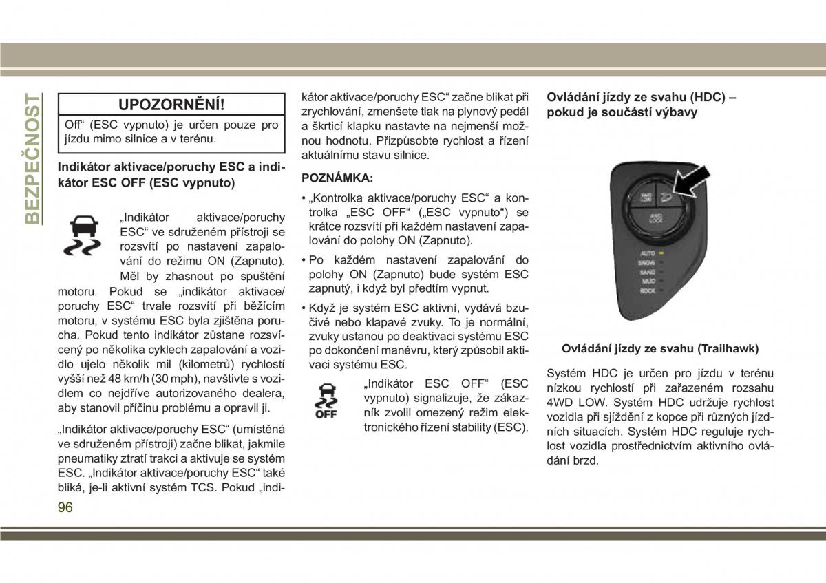 Jeep Compass II 2 navod k obsludze / page 98