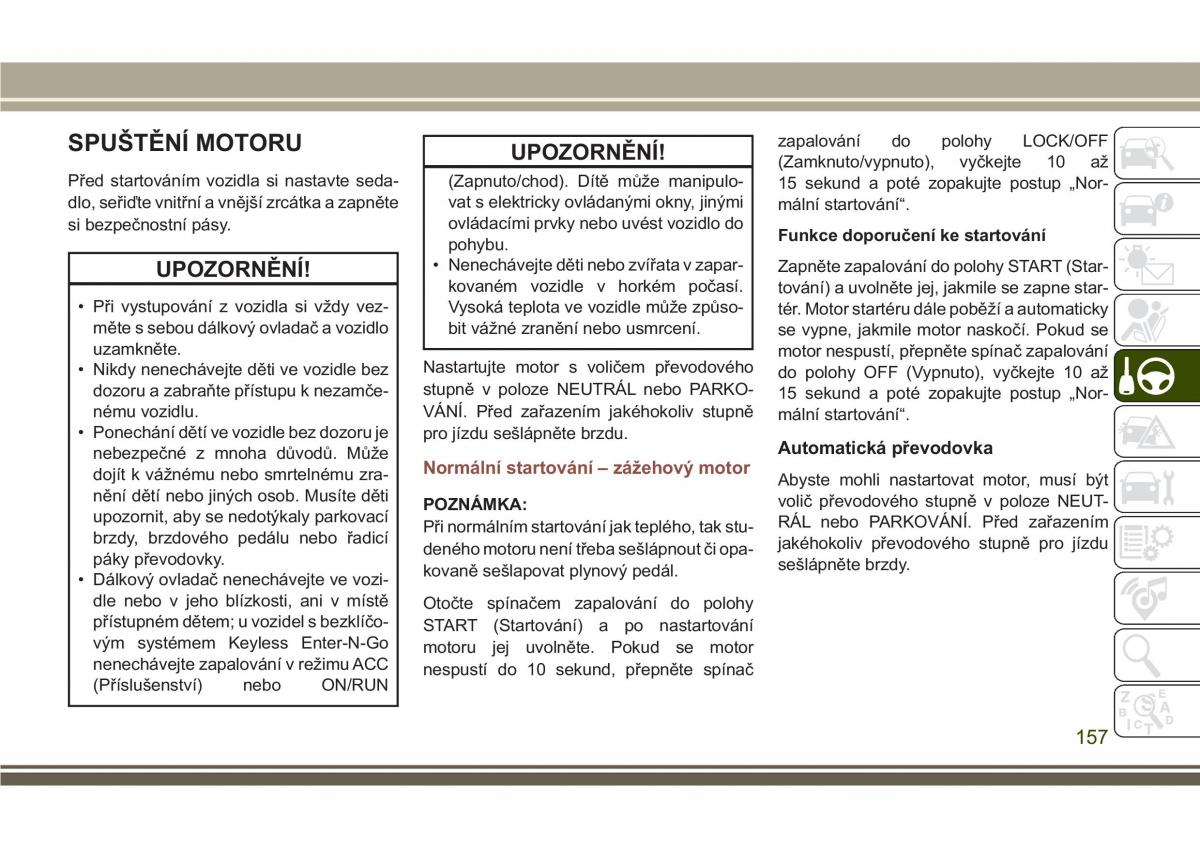 Jeep Compass II 2 navod k obsludze / page 159