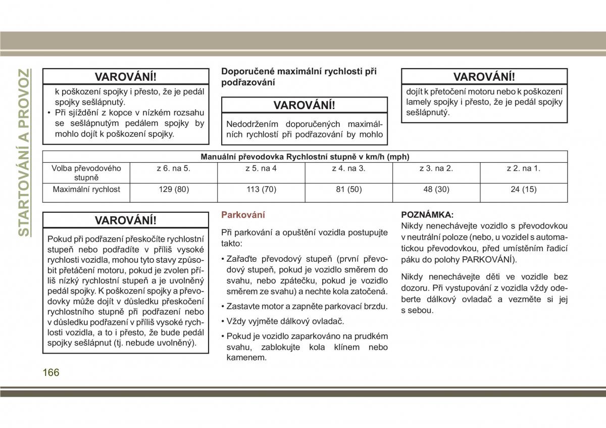 Jeep Compass II 2 navod k obsludze / page 168