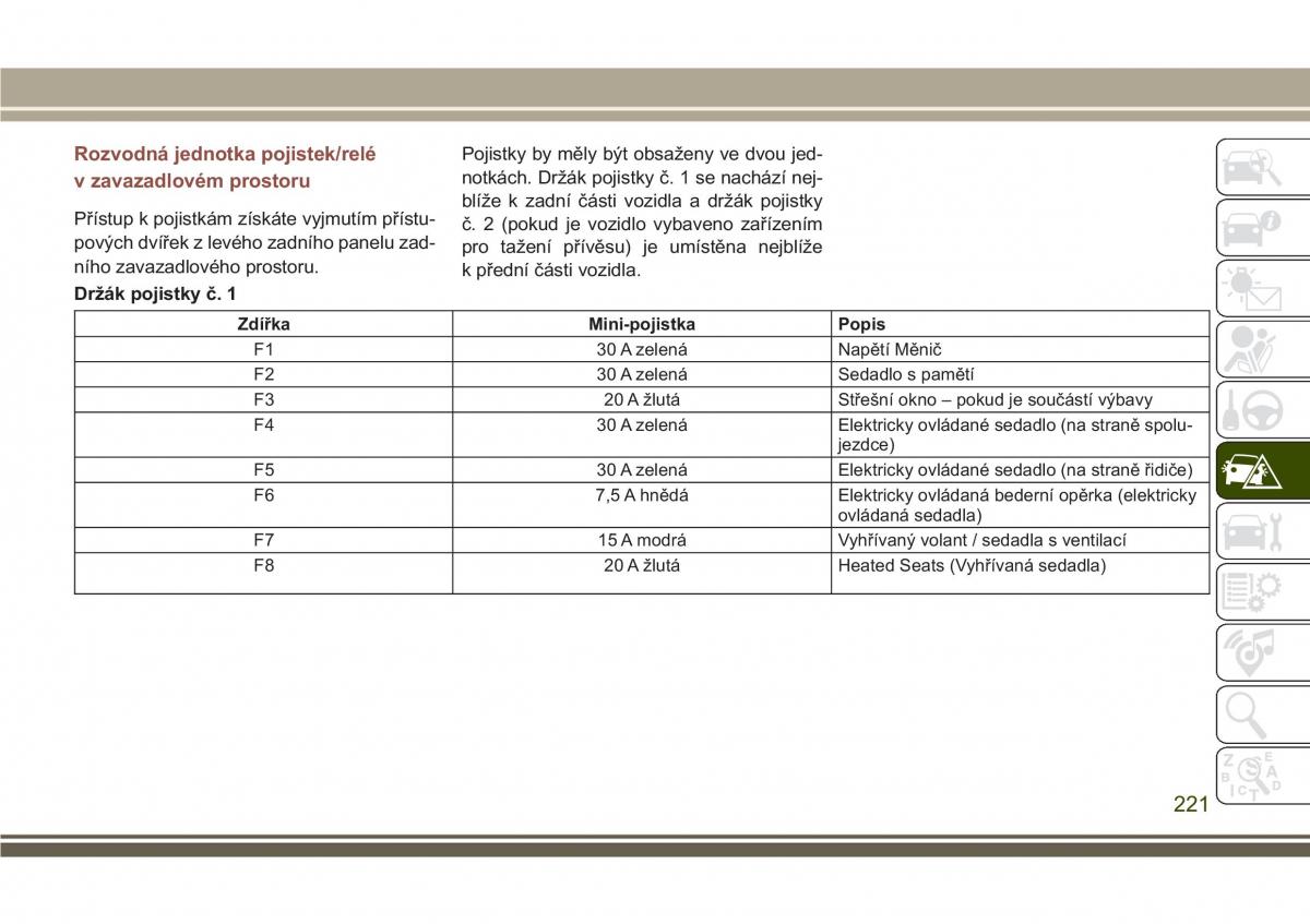 Jeep Compass II 2 navod k obsludze / page 223