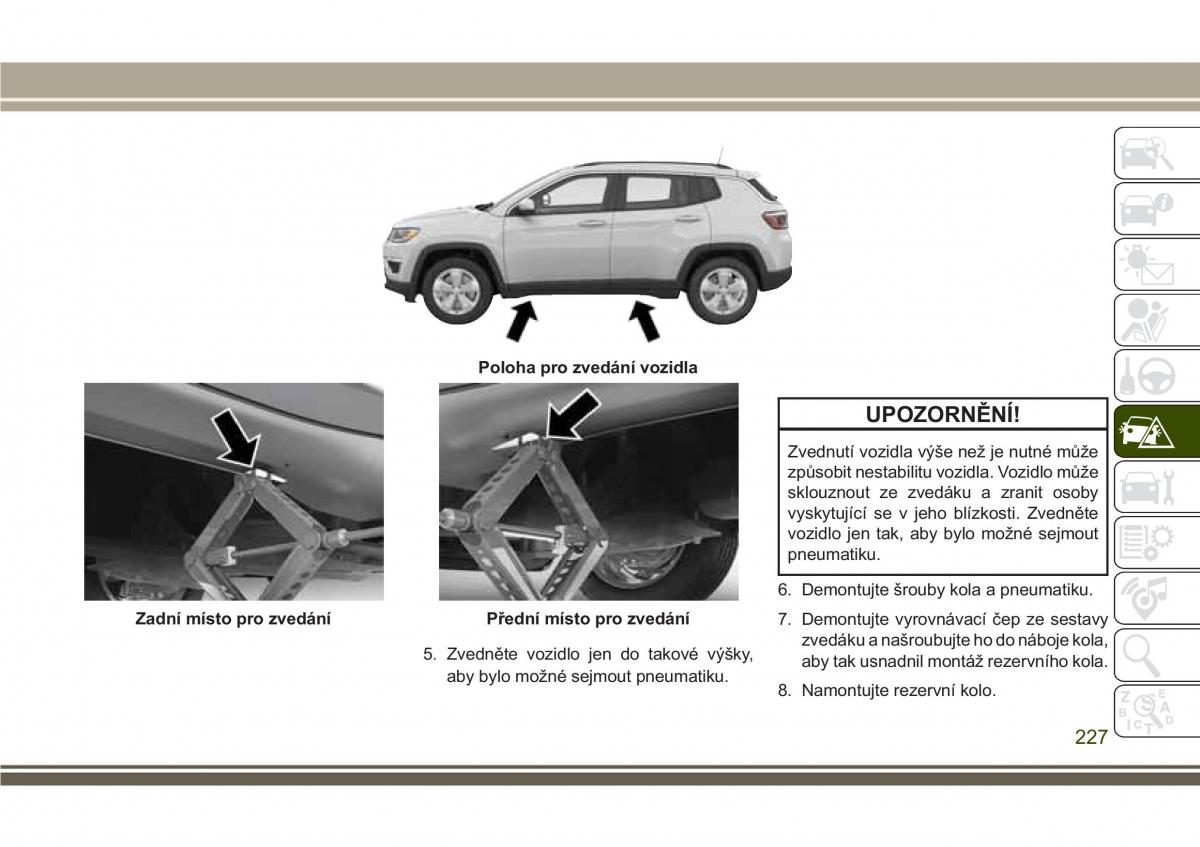 Jeep Compass II 2 navod k obsludze / page 229