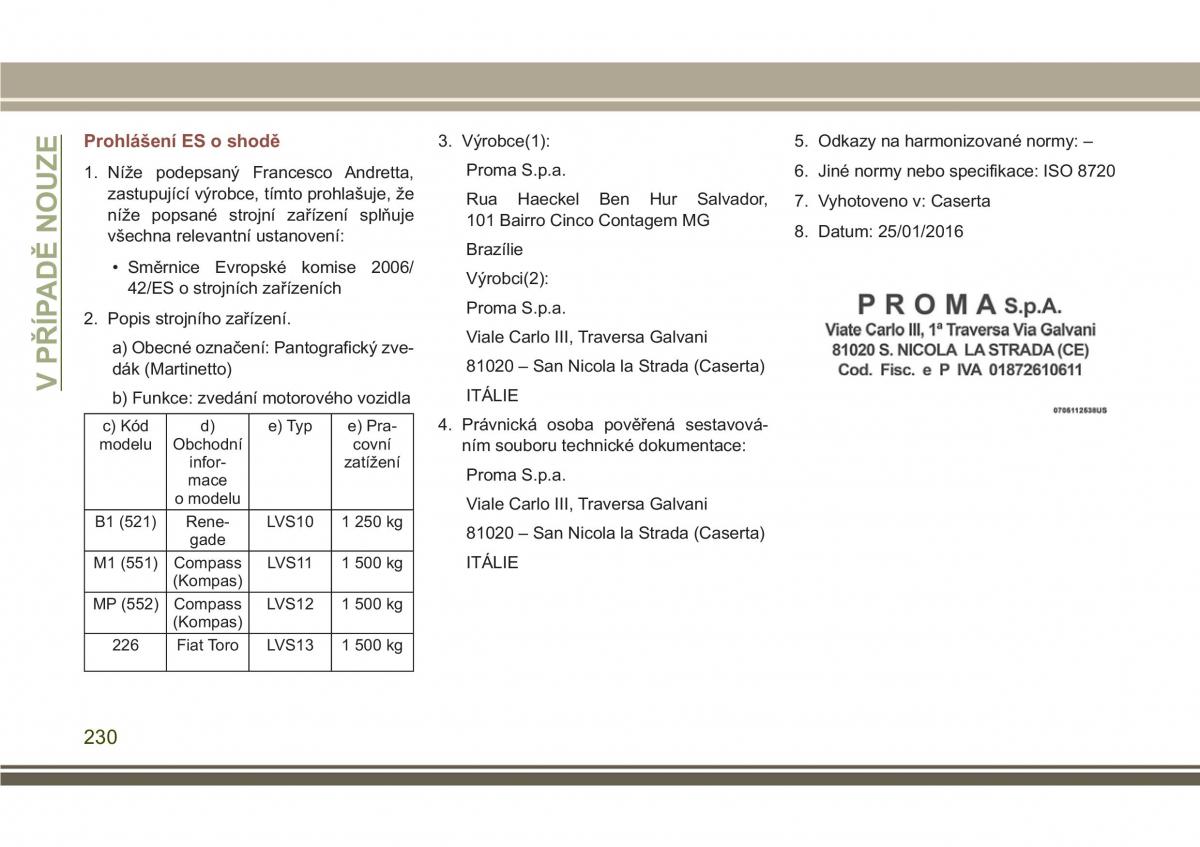 Jeep Compass II 2 navod k obsludze / page 232