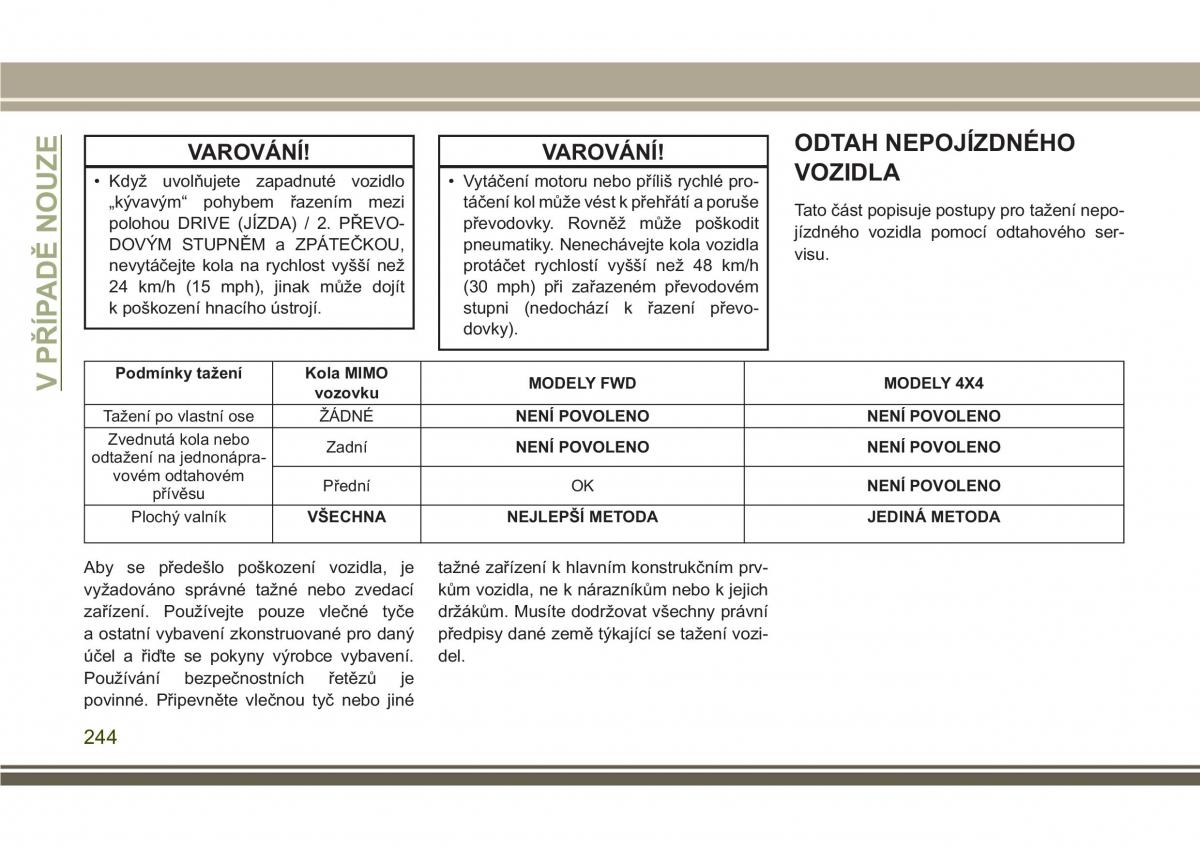 Jeep Compass II 2 navod k obsludze / page 246