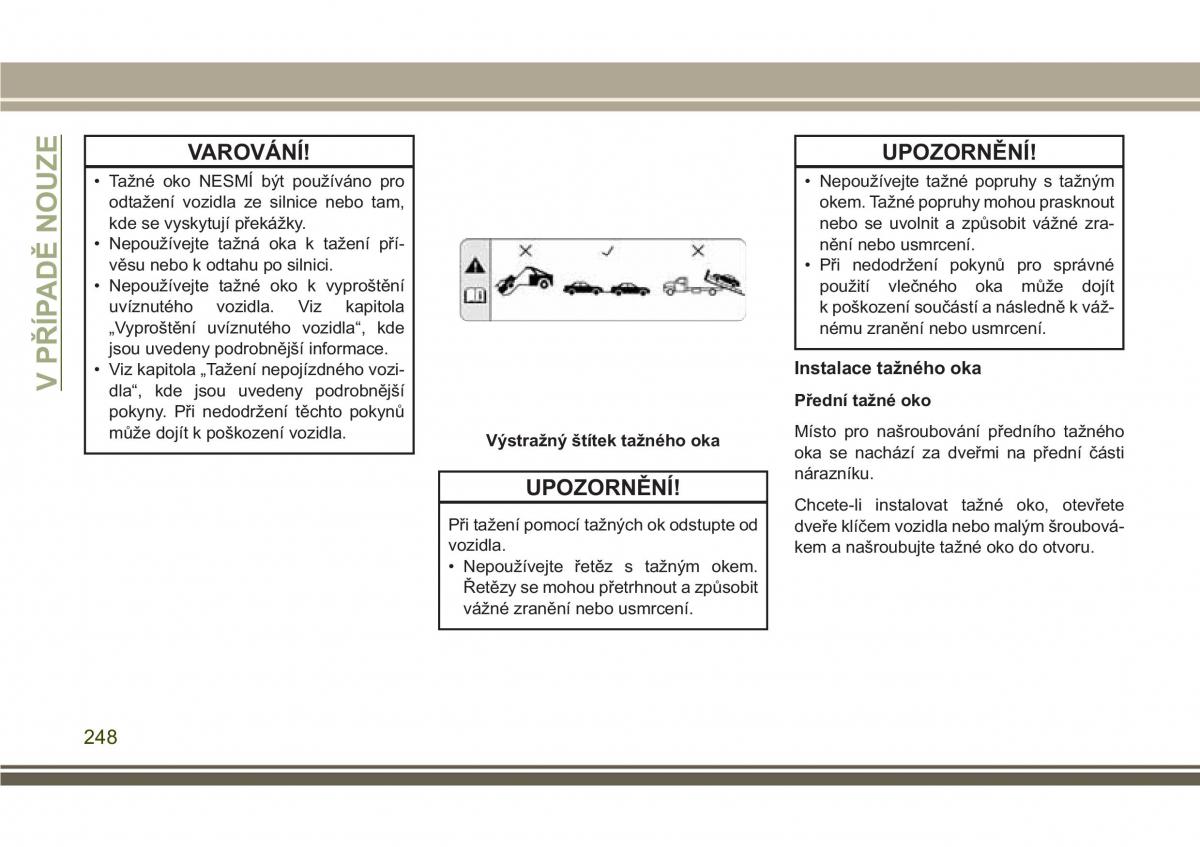 Jeep Compass II 2 navod k obsludze / page 250