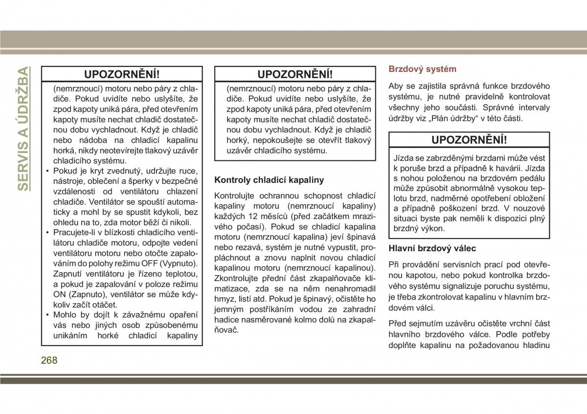 Jeep Compass II 2 navod k obsludze / page 270