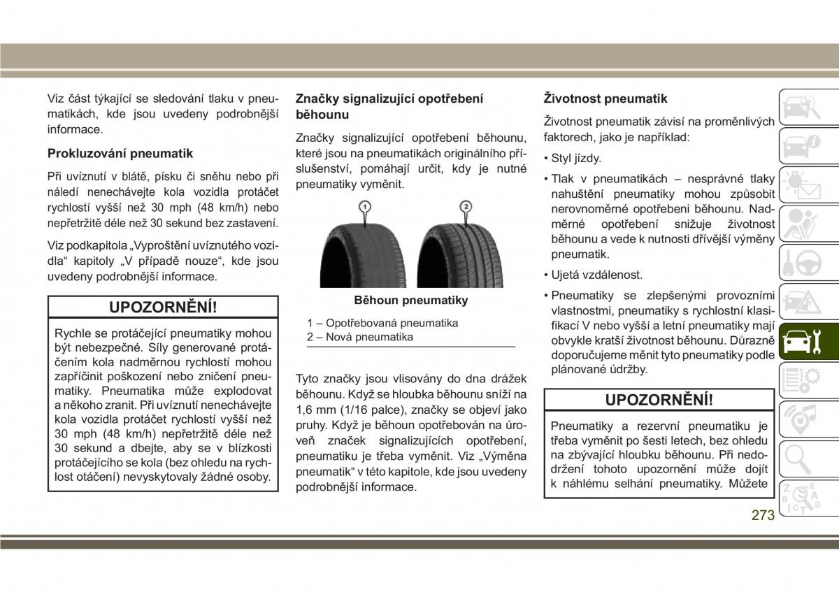 Jeep Compass II 2 navod k obsludze / page 275