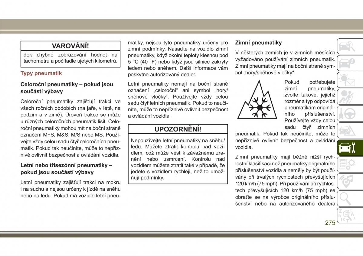 Jeep Compass II 2 navod k obsludze / page 277