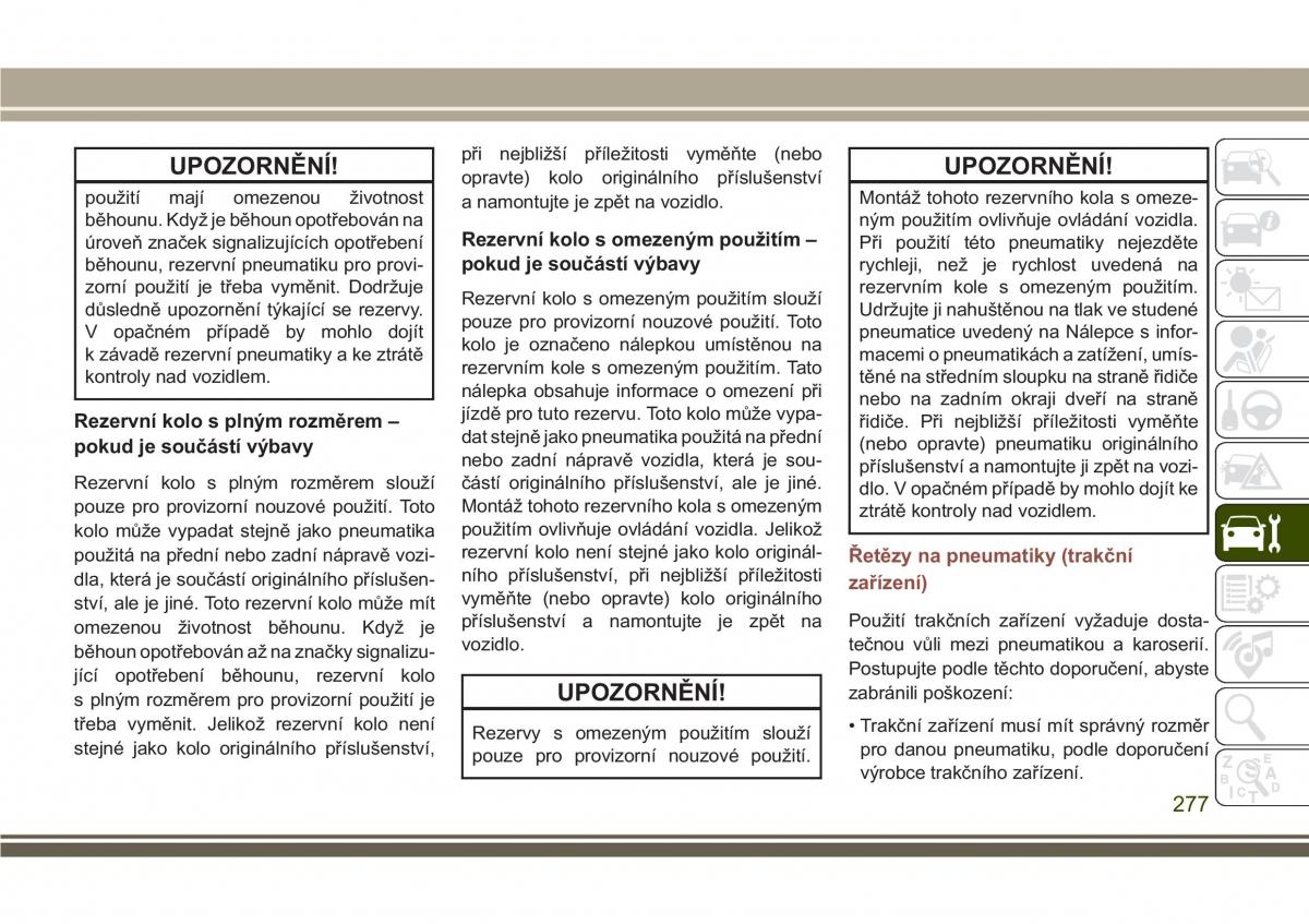Jeep Compass II 2 navod k obsludze / page 279