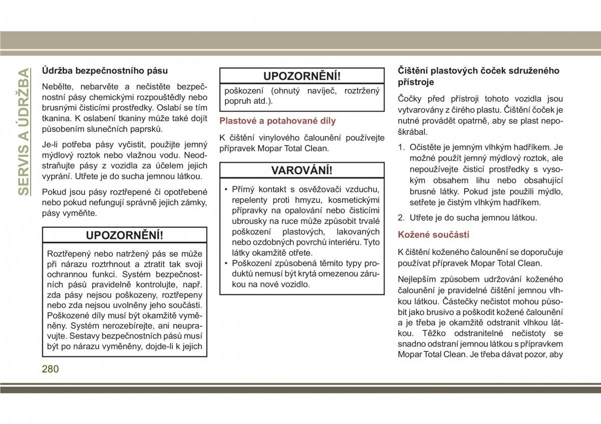Jeep Compass II 2 navod k obsludze / page 282