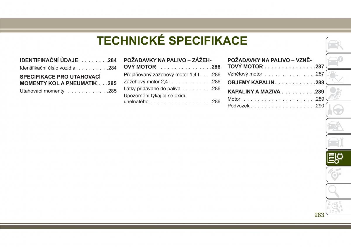 Jeep Compass II 2 navod k obsludze / page 285