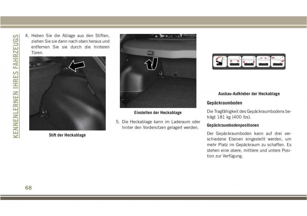 Jeep Compass II 2 Handbuch / page 70