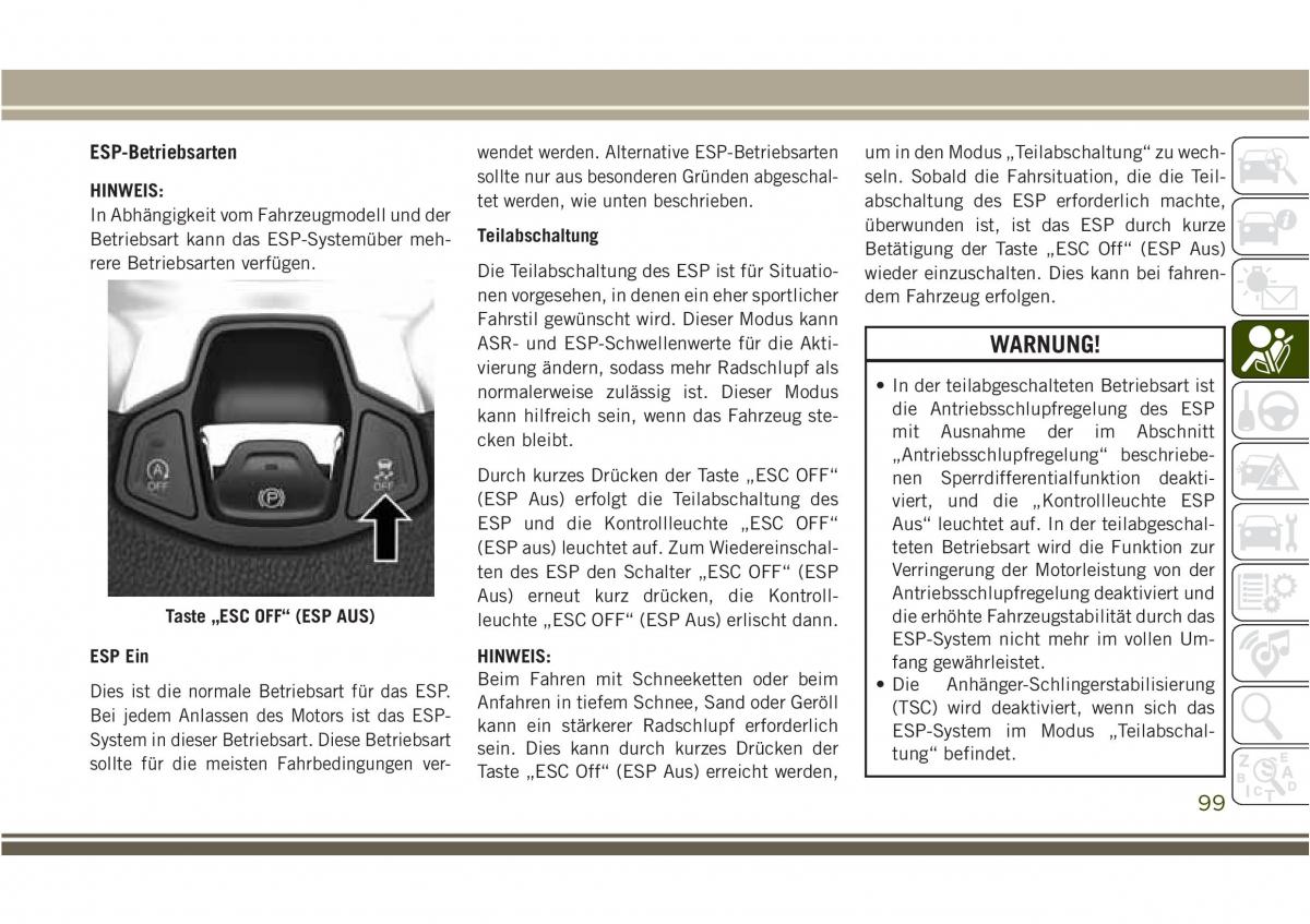 Jeep Compass II 2 Handbuch / page 101