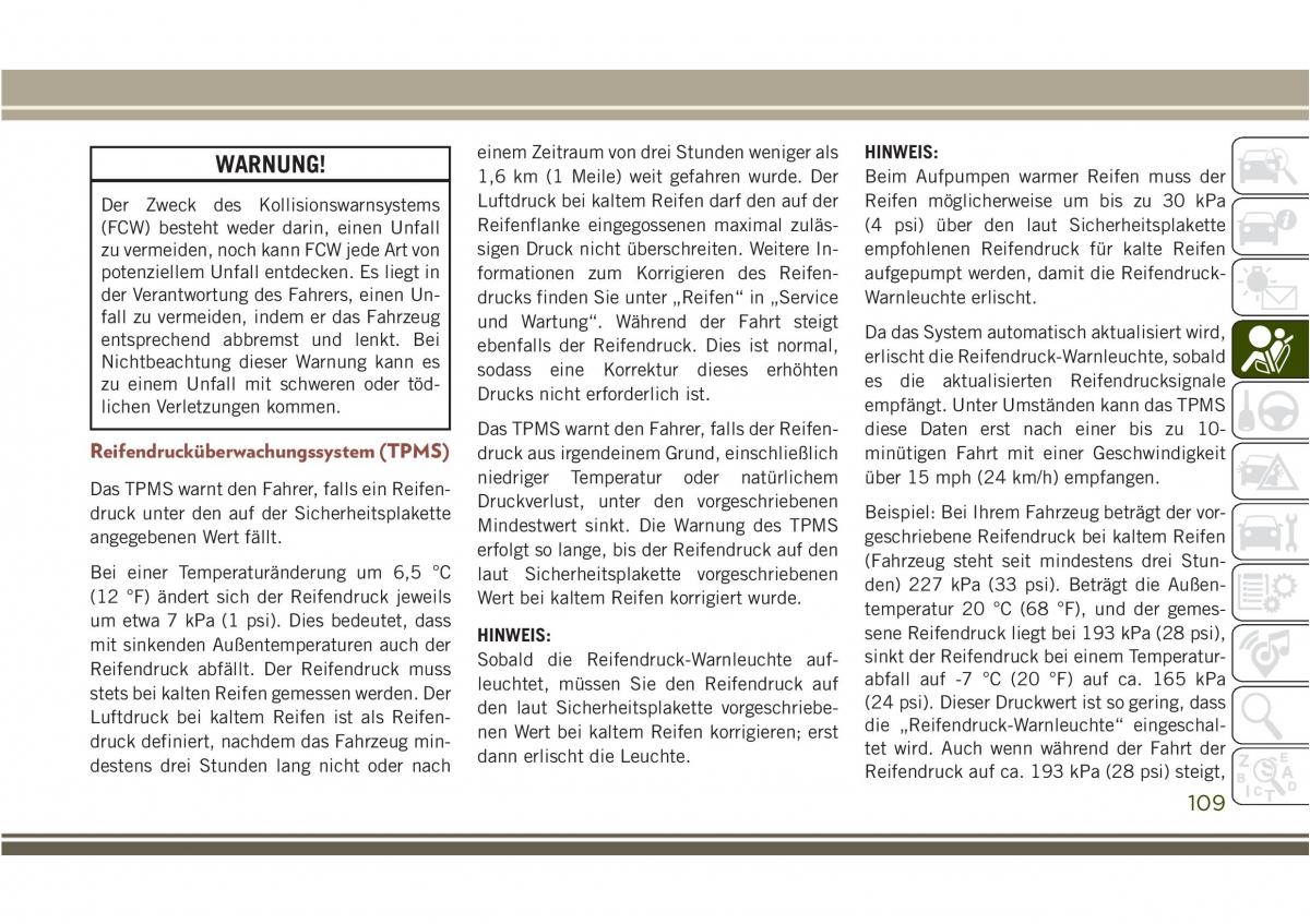 Jeep Compass II 2 Handbuch / page 111