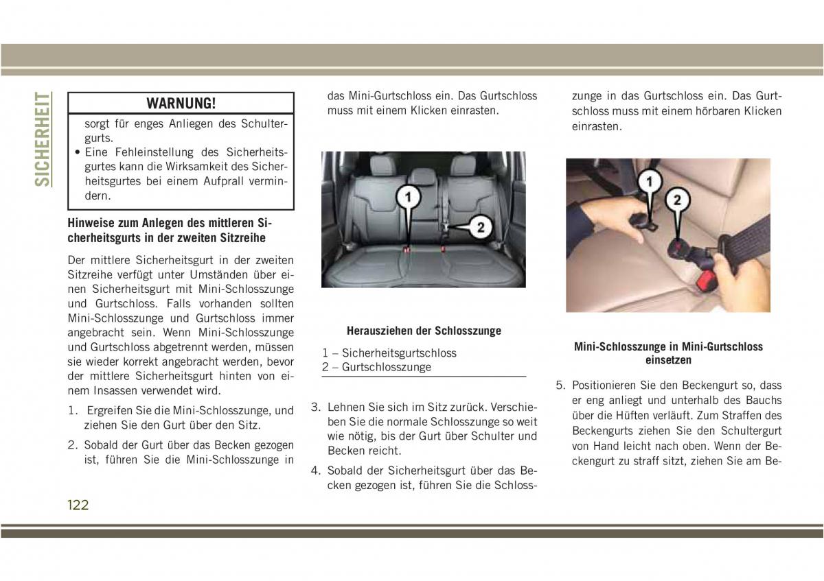 Jeep Compass II 2 Handbuch / page 124