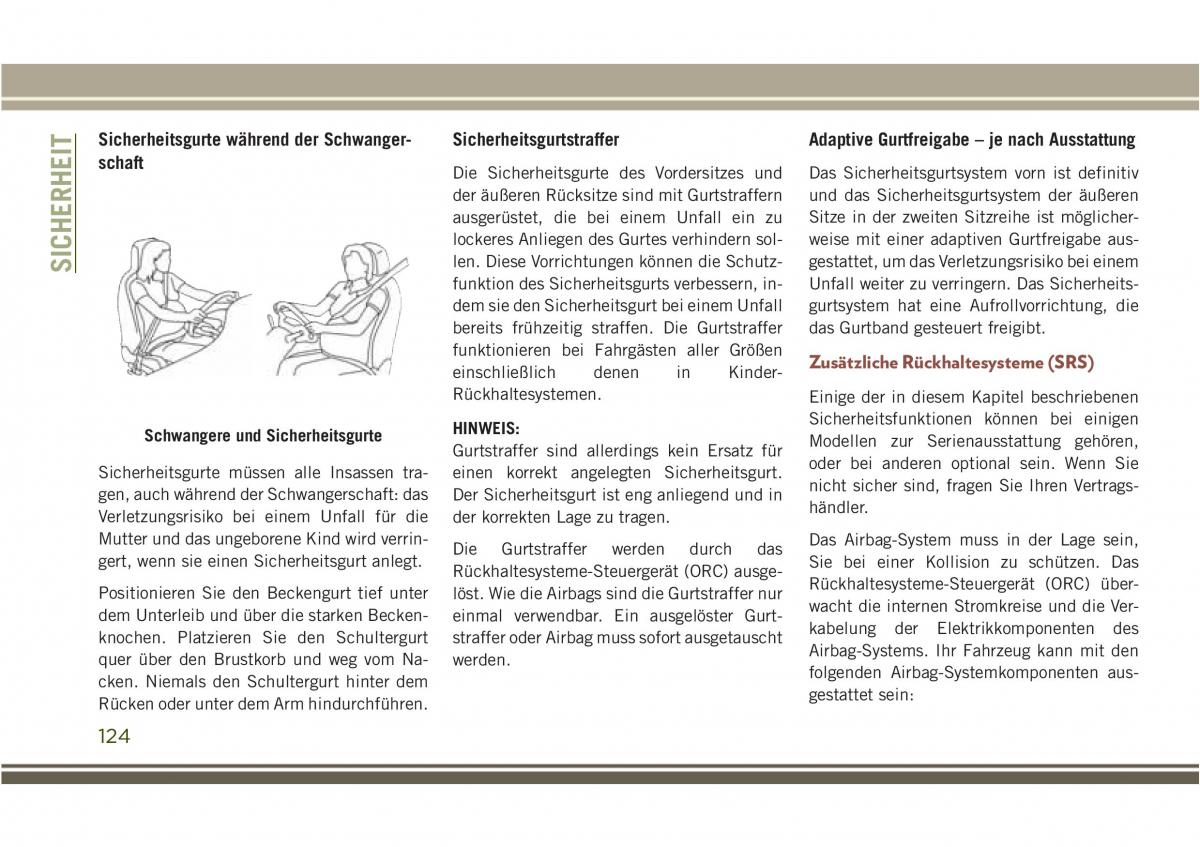 Jeep Compass II 2 Handbuch / page 126