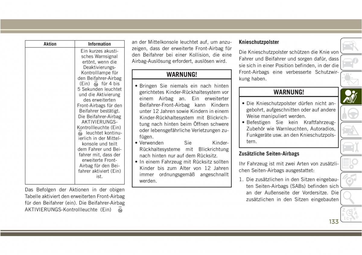 Jeep Compass II 2 Handbuch / page 135