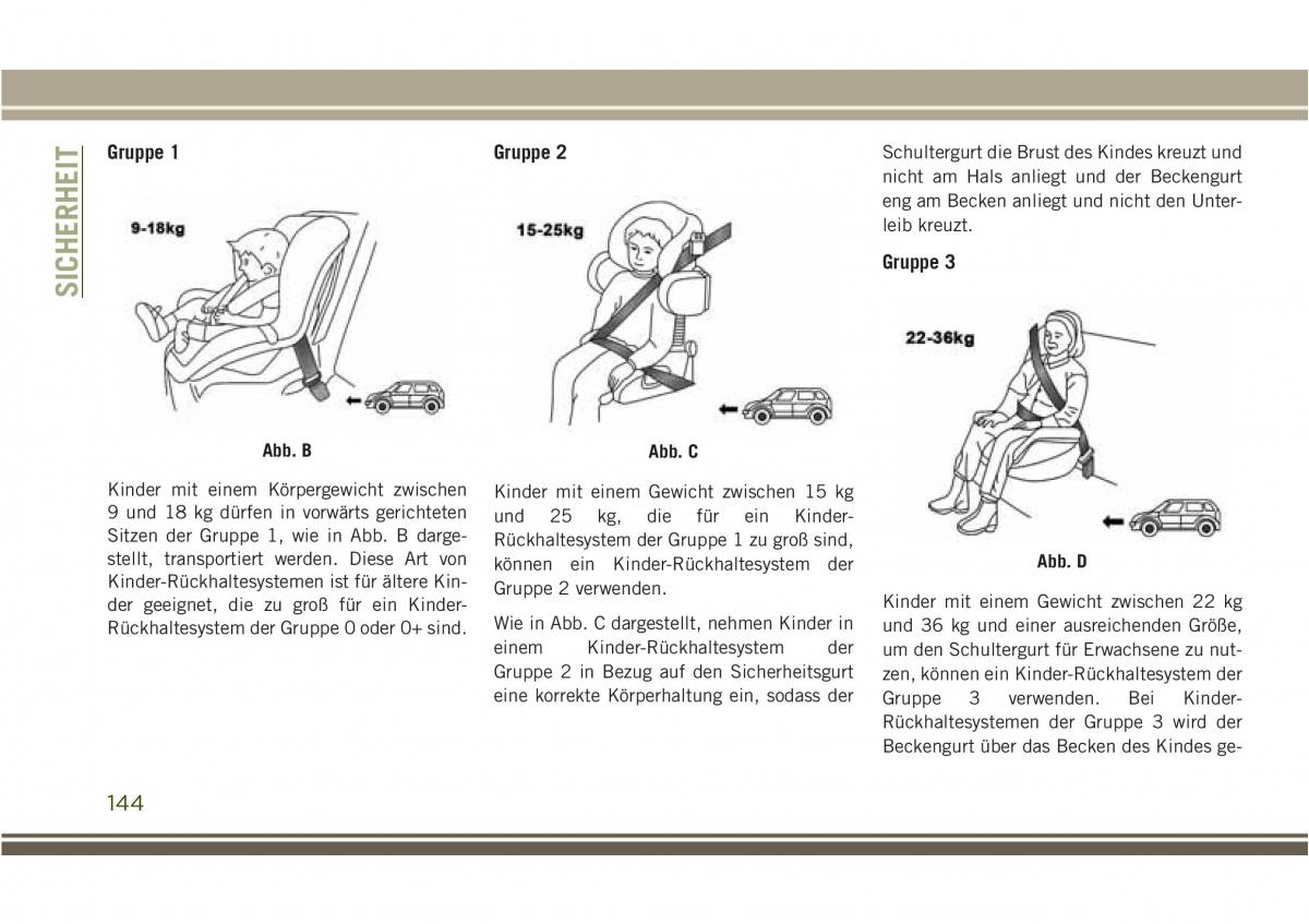 Jeep Compass II 2 Handbuch / page 146