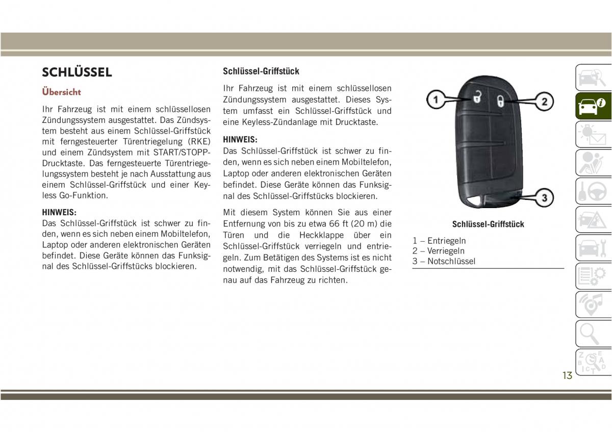 Jeep Compass II 2 Handbuch / page 15