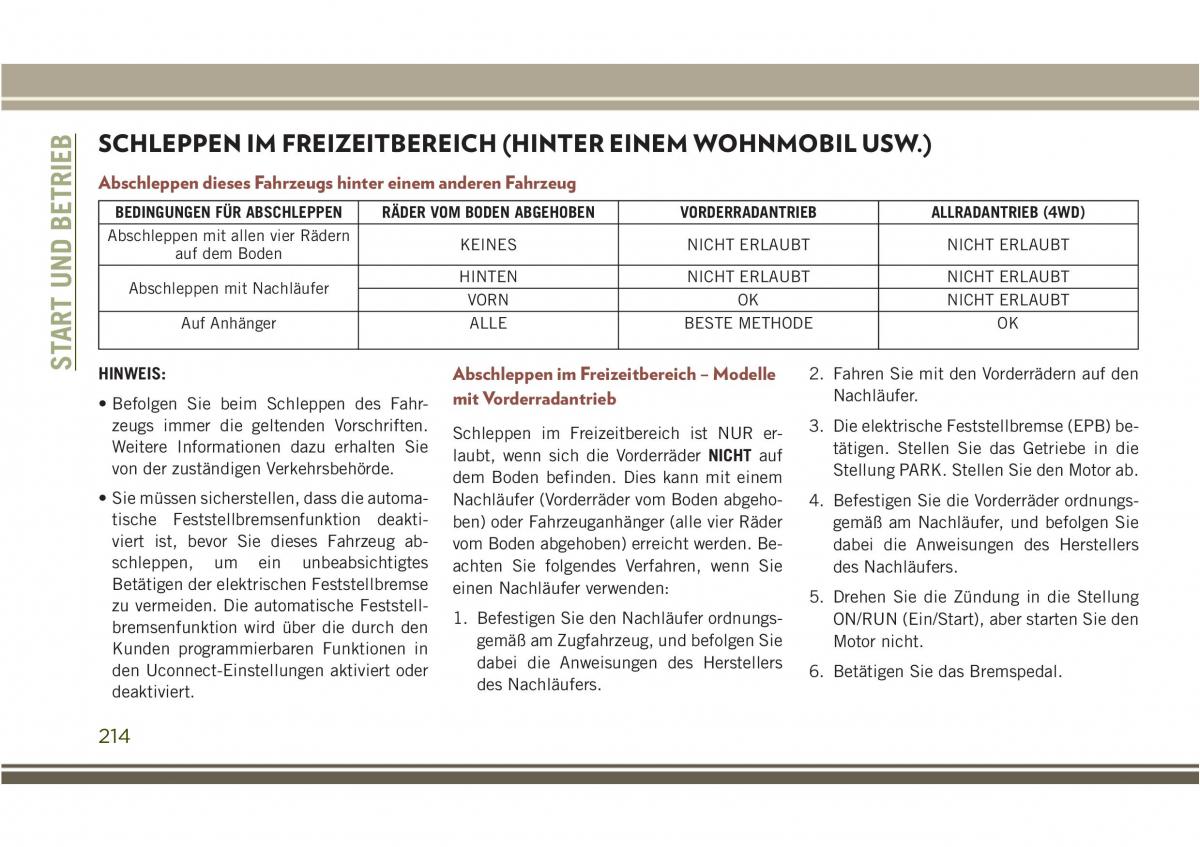 Jeep Compass II 2 Handbuch / page 216