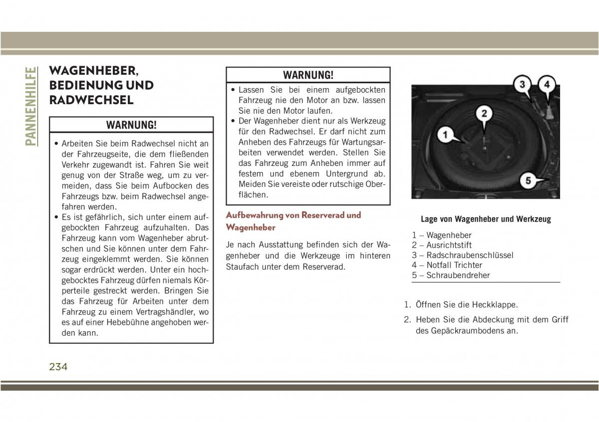 Jeep Compass II 2 Handbuch / page 236