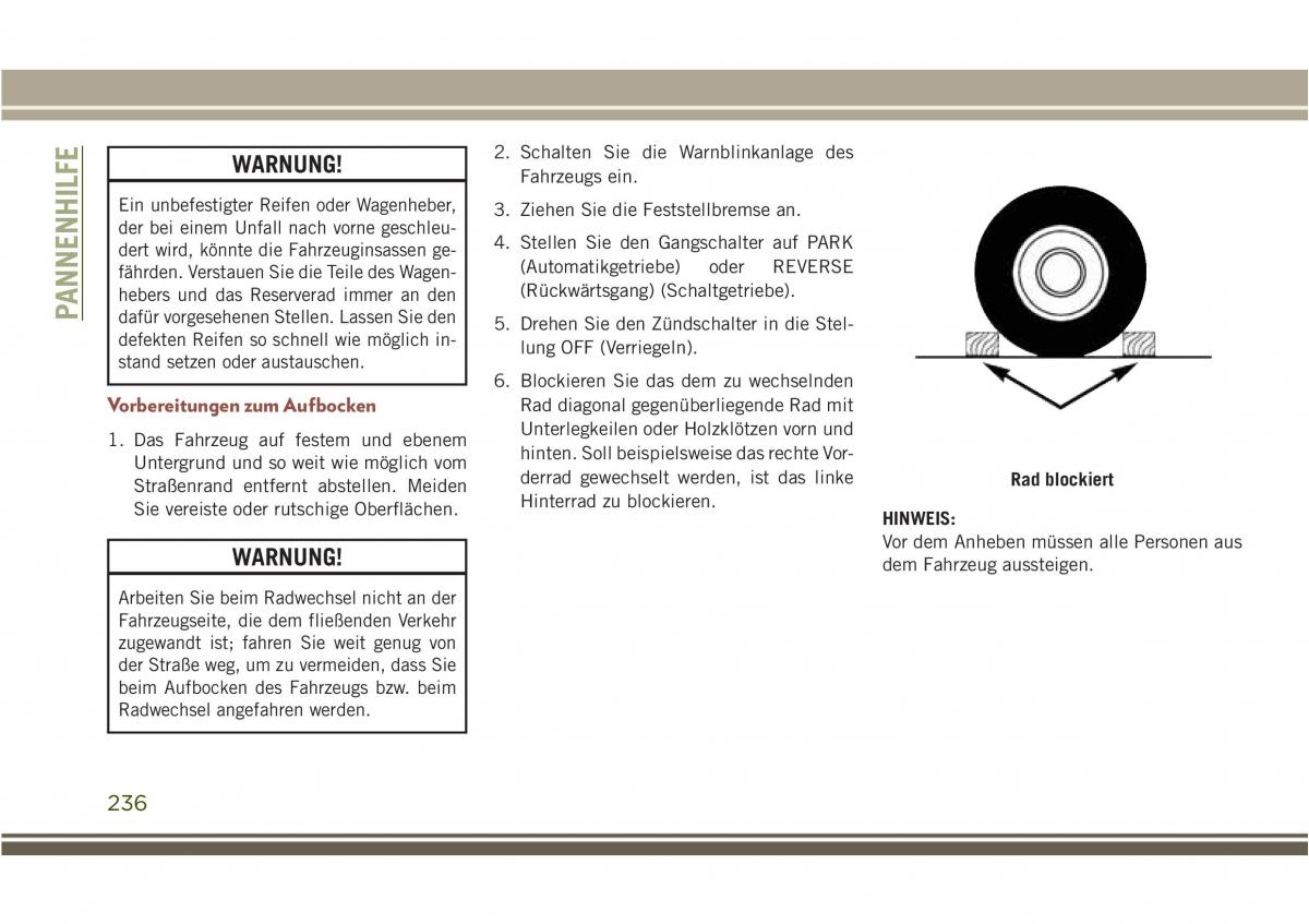 Jeep Compass II 2 Handbuch / page 238