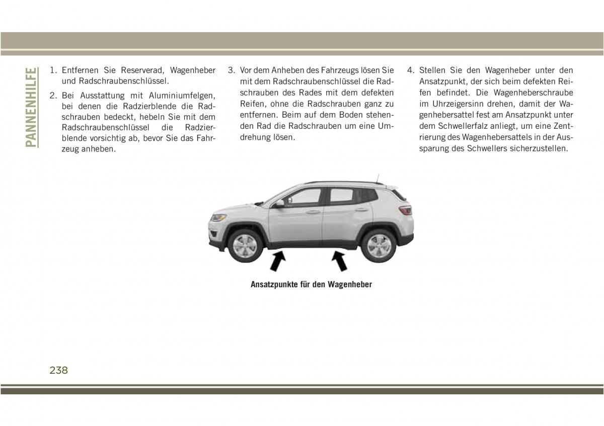 Jeep Compass II 2 Handbuch / page 240