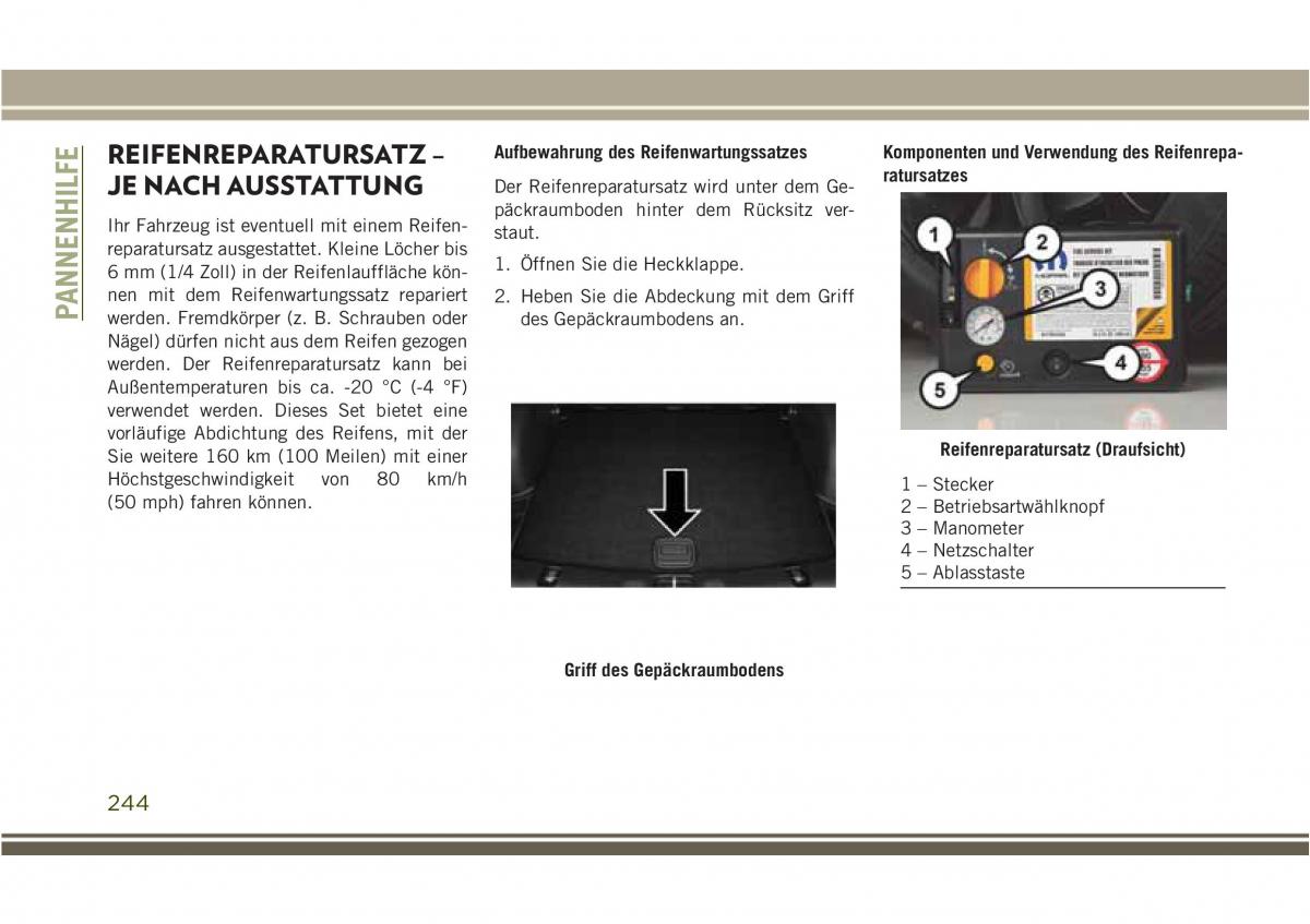 Jeep Compass II 2 Handbuch / page 246