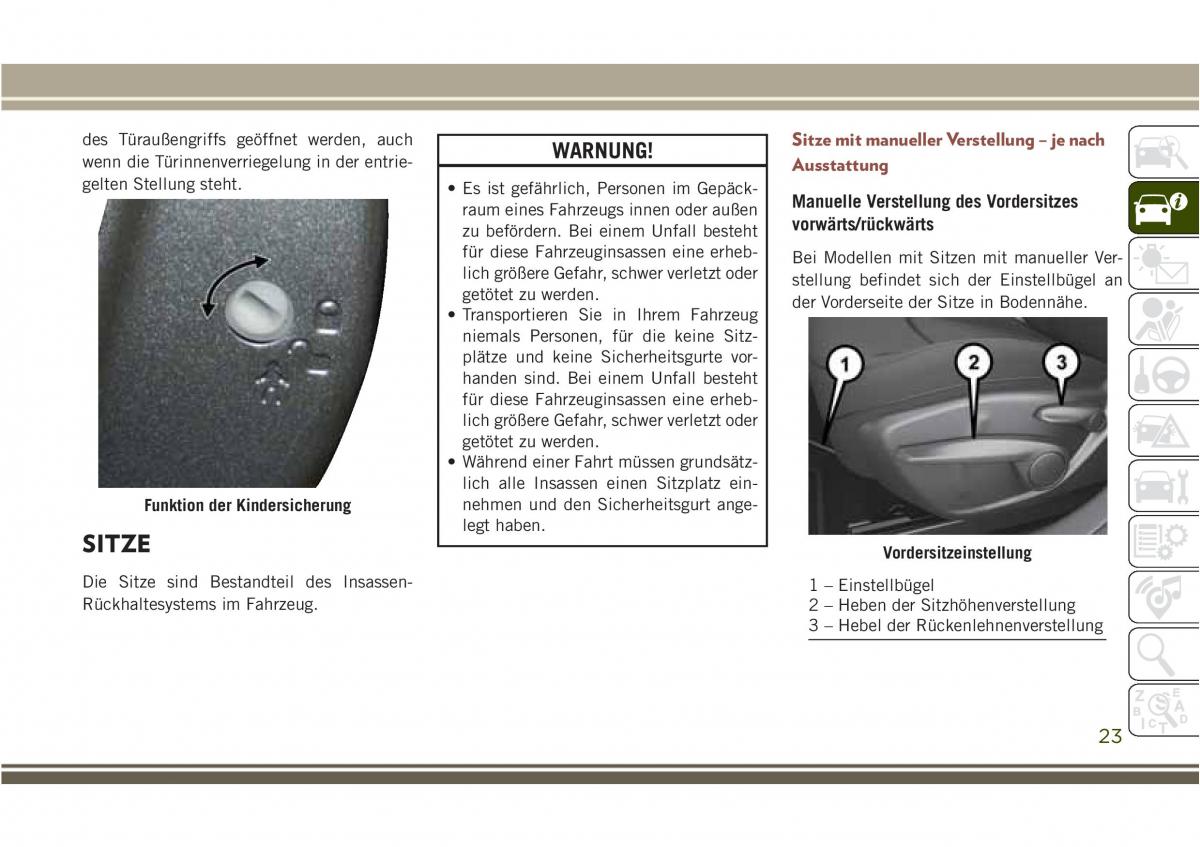 Jeep Compass II 2 Handbuch / page 25