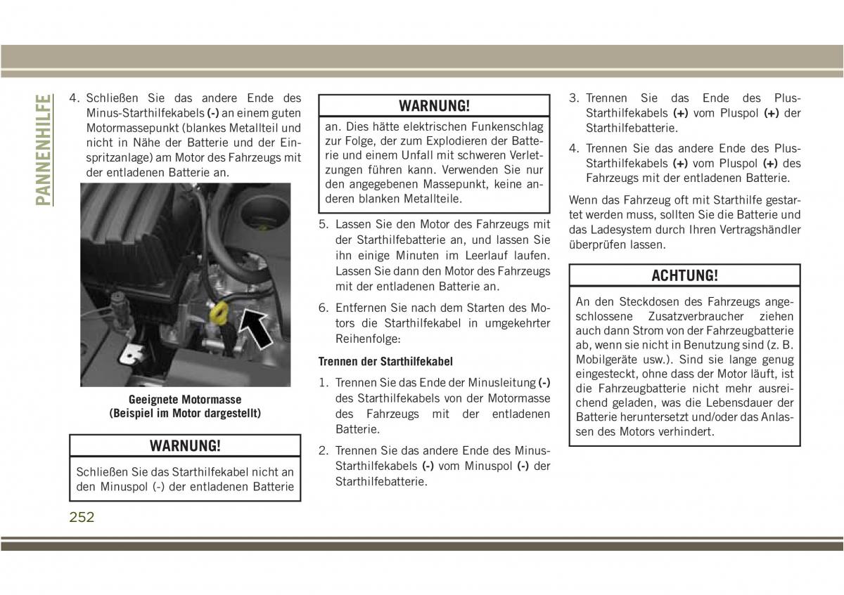 Jeep Compass II 2 Handbuch / page 254