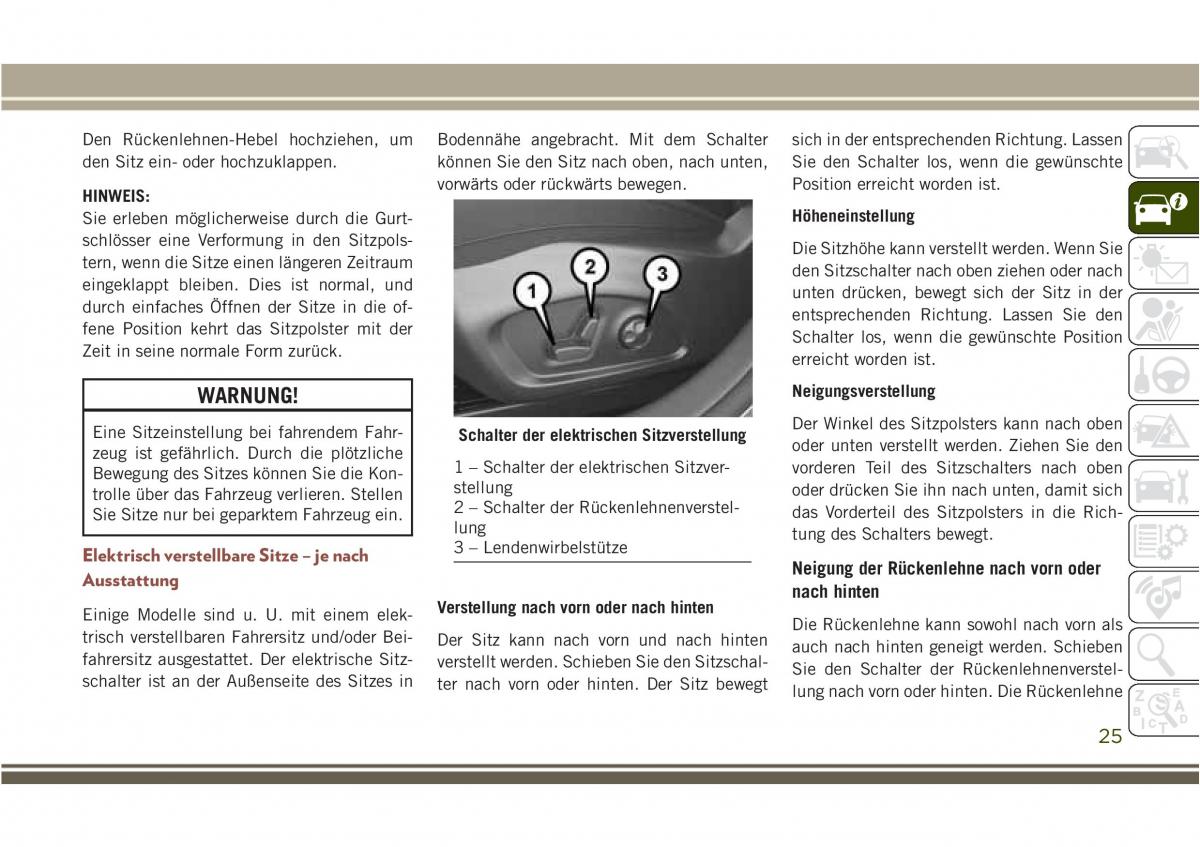 Jeep Compass II 2 Handbuch / page 27