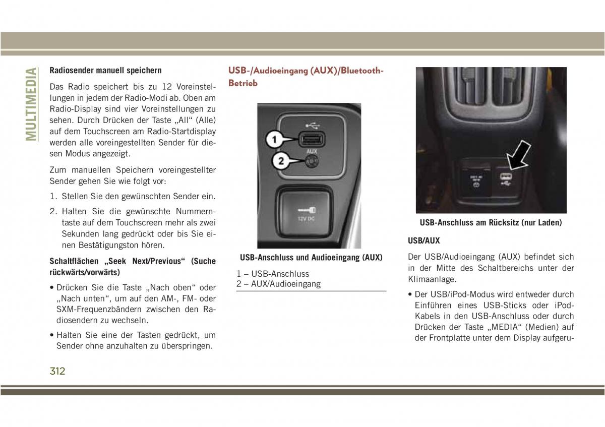 Jeep Compass II 2 Handbuch / page 314