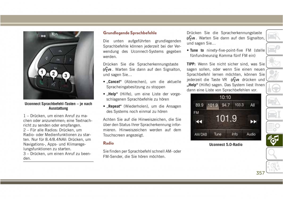 Jeep Compass II 2 Handbuch / page 359