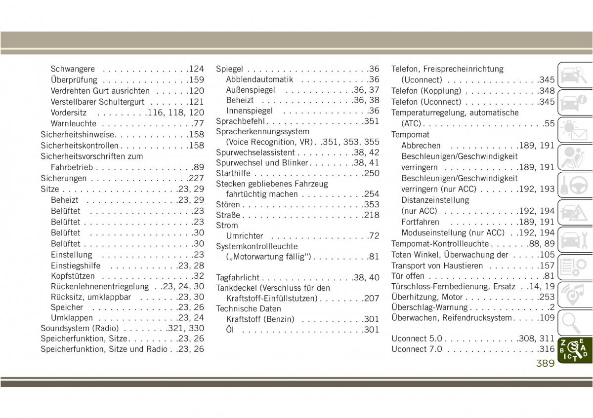 Jeep Compass II 2 Handbuch / page 391