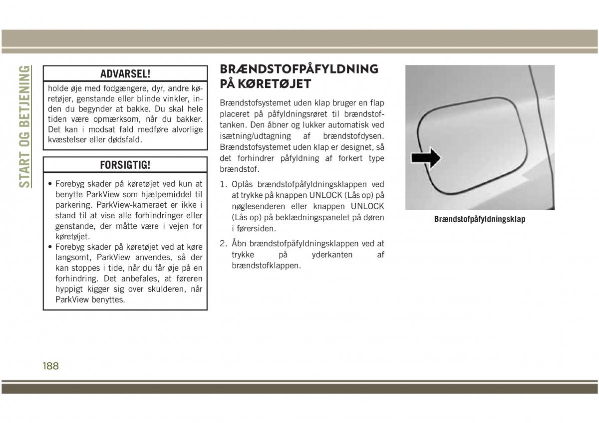 Jeep Compass II 2 Bilens instruktionsbog / page 190