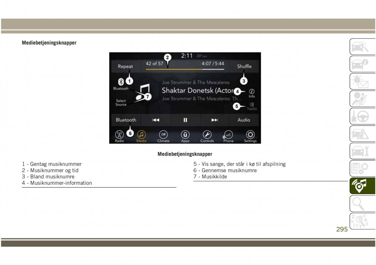 Jeep Compass II 2 Bilens instruktionsbog / page 297