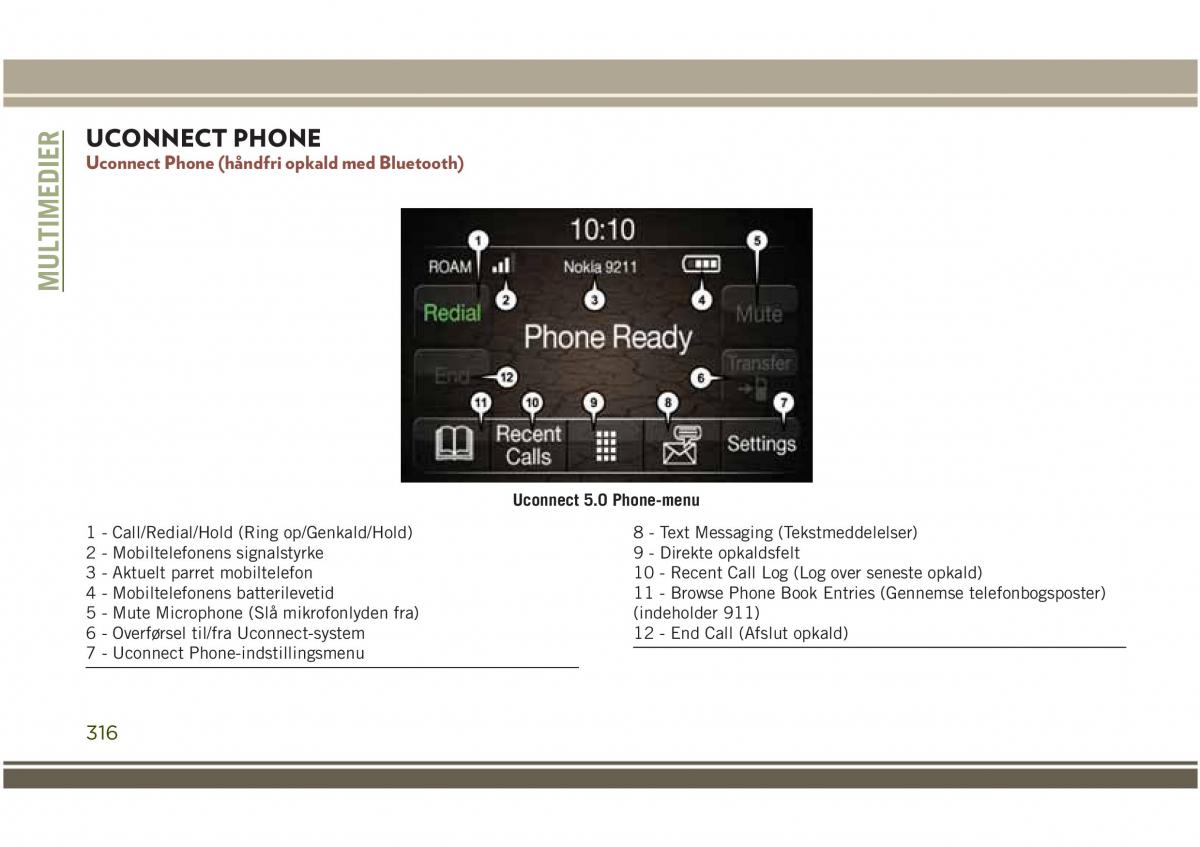 Jeep Compass II 2 Bilens instruktionsbog / page 318