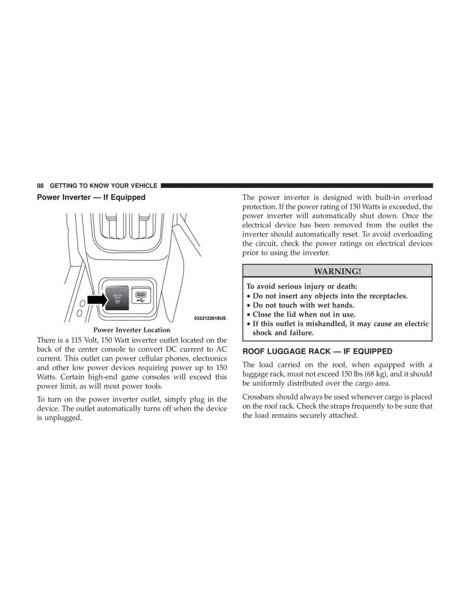 Jeep Compass II 2 owners manual / page 100